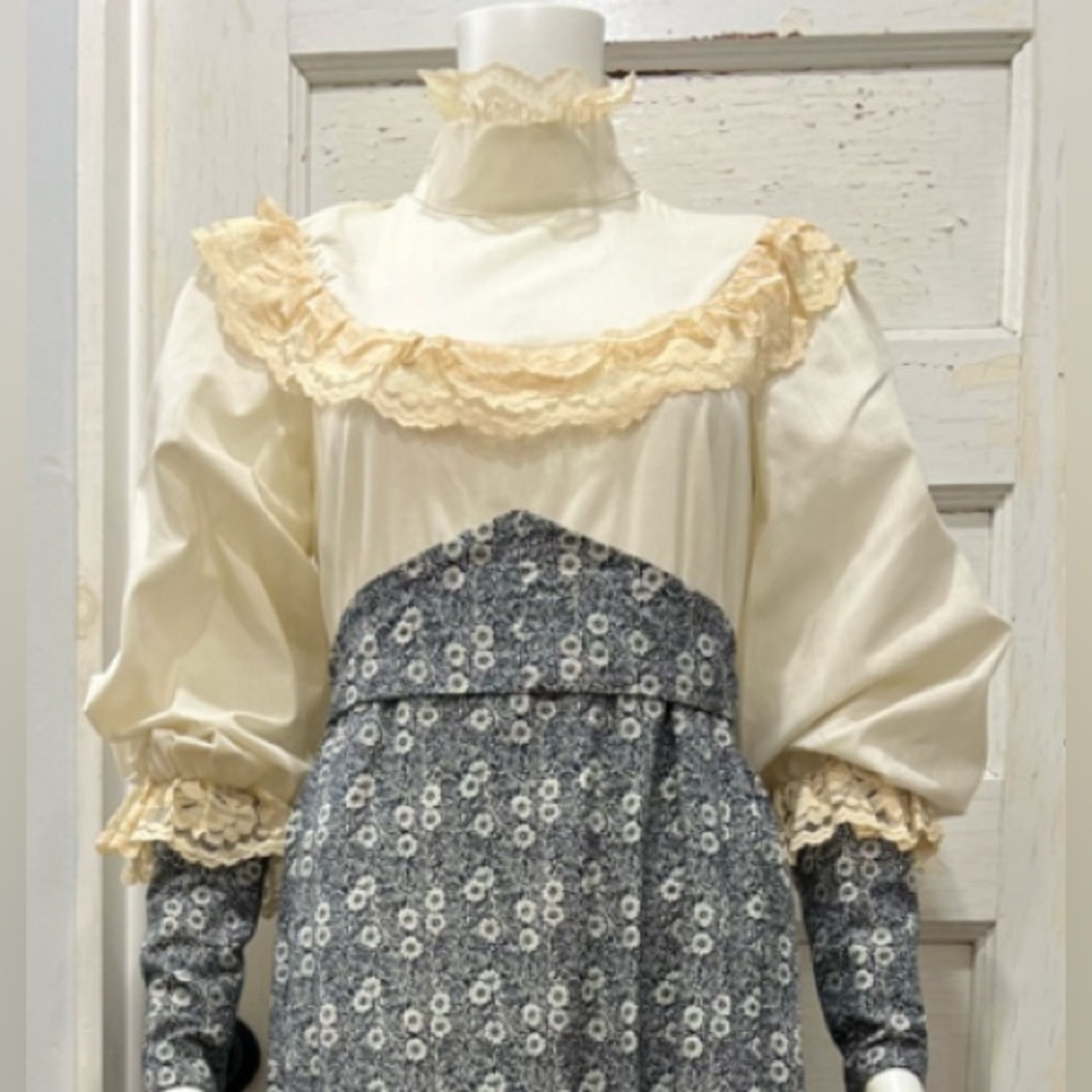 GUNNE SAX by Jessica vintage 1960’s Deadstock Jessica Mc Clintock Maxi Dress - Picture 6 of 15